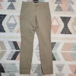 Theory Tan Skinny Crop Ankle Pants Size 2